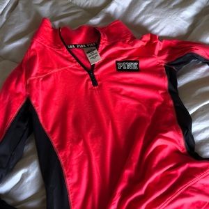 Pink zip up